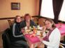 Wallyce, Zuzka (Susan) and Mariellyn at Bourbon Pizza giving Z a celebratory send-off as she heads out to England to become an au pair - we miss her!