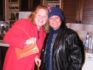 This is me and Bernedette - we also take tap together - don't we look alike? She let me borrow her red jacket and orange purse for a few days, and she wore my hat, scarf and coat...what fun!