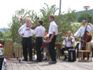 Traditional Slovak singer and musicians at the Folk Festivalsuch talent!