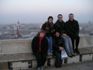 Wallyce, Gill, Mariellyn, Christian and Lee overlooking the Buda part of the city (across the river).